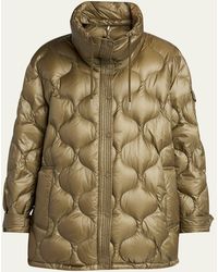 Moncler - Lombi Short Down Parka - Lyst