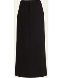 Vince - Brushed Flannel Maxi Skirt - Lyst