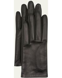 The Row - Lorella Short Leather Gloves - Lyst