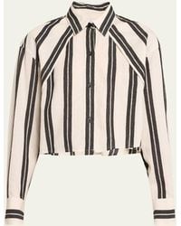 IRO - Fabana Striped Button-front Shirt - Lyst