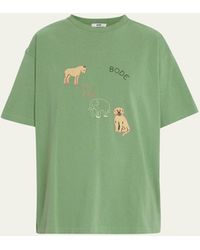 Bode - Tiny Zoo Embroidered Cotton T-shirt - Lyst