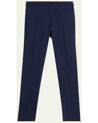 Kiton - Solid Wool Twill Trousers - Lyst