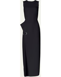Maticevski - Mannerism Structured Thigh-slit Sleeveless Ankle Dress - Lyst