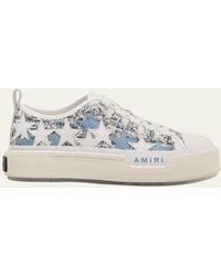 Amiri - Stars Low-top Mohair Canvas Sneakers - Lyst