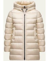 Moncler - Zip-Up Quilted Coat - Lyst