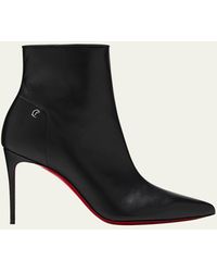 Christian Louboutin - Sporty Kate Leather Red Sole Booties - Lyst