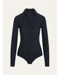 Commando - Button-Front Oxford Bodysuit - Lyst