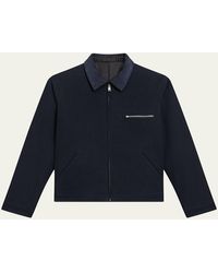 Theory - Moleskin Twill Workwear Jacket - Lyst