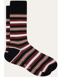 Paul Smith - Mixed Stripe Crew Socks - Lyst