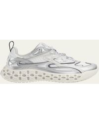 Gucci - Cub3D Metallic Demetra And Mesh Runner Sneakers - Lyst