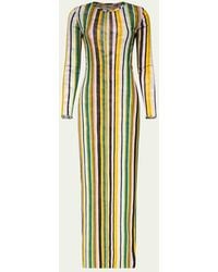 Diane von Furstenberg - Arabella Reversible Multi-Print Long-Sleeve Maxi Dress - Lyst