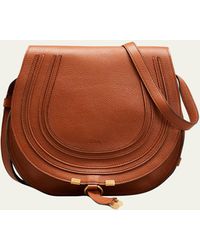 Chloé - Marcie Medium Crossbody Bag In Grained Leather - Lyst