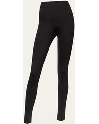 Wolford - Midnight Grace Front-slit Jersey Leggings - Lyst