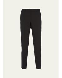 Prada - Wool-Stretch Tapered Leg Pants - Lyst