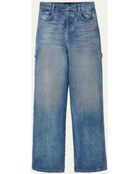 Marc Jacobs - Crystal Denim Oversized Jeans - Lyst