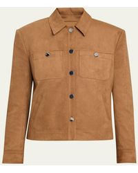 Toccin - Isalya Boxy Button-Front Jacket - Lyst