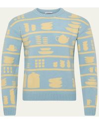 JW Anderson - Crockery Jacquard Wool Sweater - Lyst