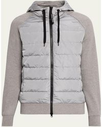 Canada Goose - Hybridge Huron Padded-Front Jacket - Lyst