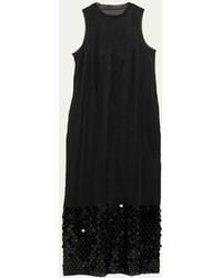 Zankov - Molly Sequined-Hem Mesh Maxi Dress - Lyst