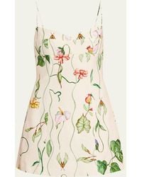 Cara Cara - Cherry Linen Mini Dress - Lyst