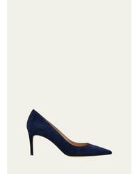 Stuart Weitzman - Stuart Suede Stiletto Pumps - Lyst