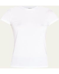 Vince - Essential Crewneck Pima Cotton Tee - Lyst
