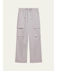 Helmut Lang - Utility Straight Leg Pull-On Pants - Lyst