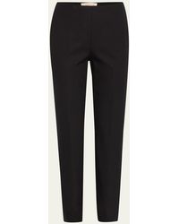 Lafayette 148 New York - Stanton Tapered Stretch Cotton Ankle Pants - Lyst