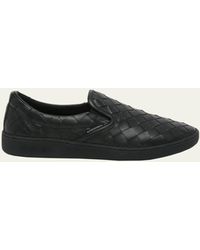 Bottega Veneta - Sawyer Intrecciato Leather Slip-on Sneakers - Lyst