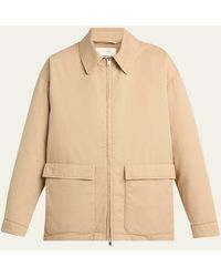 The Row - Aurelius Cotton-Cashmere Zip Jacket - Lyst