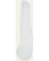 Jil Sander - Patent Leather Shoulder Gloves - Lyst