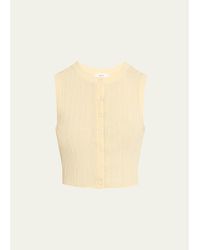 A.L.C. - Lottie Button-Front Top - Lyst