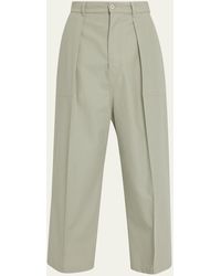 Loewe - Low-crotch Pleated Trousers - Lyst