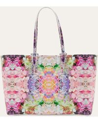 Christian Louboutin - Cabata Small Tote In Paris Blooming Patent Leather - Lyst