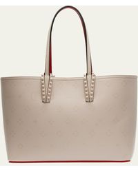 Christian Louboutin - Cabata Small Tote In Loubinthesky Print Leather - Lyst