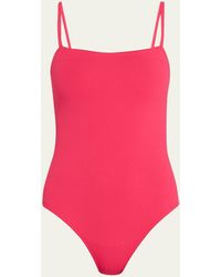 Eres - Aquarelle One-piece Swimsuit With Thin Straps - Lyst