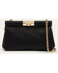 Dolce & Gabbana - Marlene Small Satin Clutch Bag - Lyst