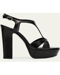 Jimmy Choo - 120Mm Kesia Leather Platform Sandals - Lyst