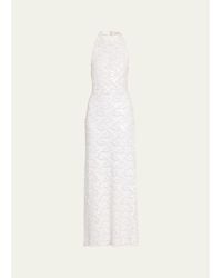 Ramy Brook - Giada Sequin Halter Column Gown - Lyst