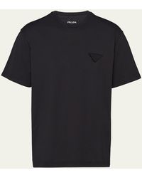 Prada - Jersey Conceptual Logo T-shirt - Lyst