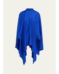 Lanvin - Silk Handkerchief Caftan Top - Lyst