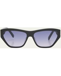 Givenchy - 4g Acetate & Metal Cat-eye Sunglasses - Lyst
