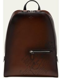 Berluti - Working Day Scritto Leather Backpack - Lyst