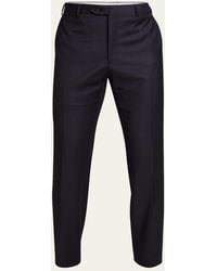 Brioni - Tigulli Solid Wool Trousers - Lyst