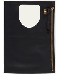 Tom Ford - Alix Flat Zip Leather Shoulder Bag - Lyst