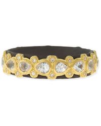 Armenta Pear Sapphire & Diamond Band Ring - Metallic