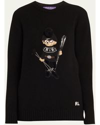 Ralph Lauren Collection - Ski Bear Crewneck Cashmere Sweater - Lyst