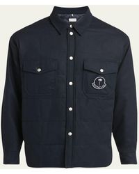 Moncler Genius - X Palm Angels Quilted Button-Down Shirt - Lyst