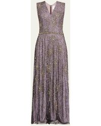 Atelier Prabal Gurung - Emily Starburst Beaded Gown - Lyst