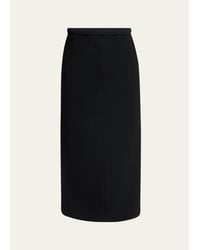 Givenchy - Long Pencil Skirt With Slit - Lyst